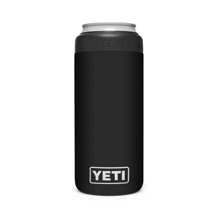 21071504064 PORTA LATA RAMBLER COLSTER SLIM FX  NEGRO MARCA YETI