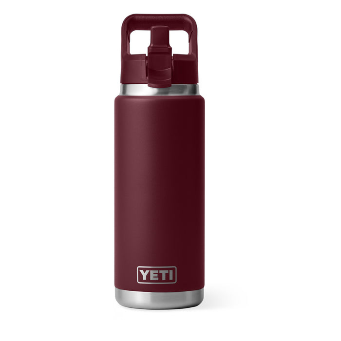 21071504176 TERMO RAMBLER 26oz STRAW BOTTLE COLOR MATCHED WILD VINE RED MARCA YETI