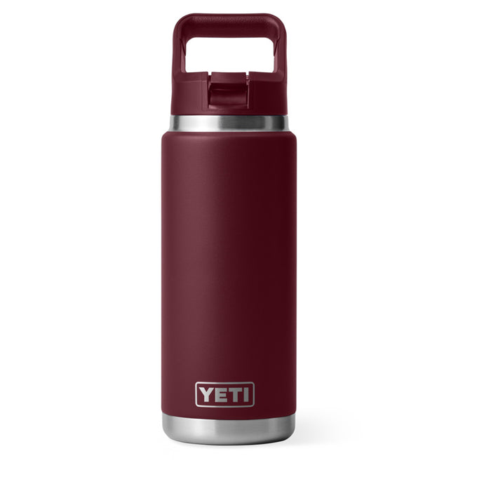 21071504176 TERMO RAMBLER 26oz STRAW BOTTLE COLOR MATCHED WILD VINE RED MARCA YETI