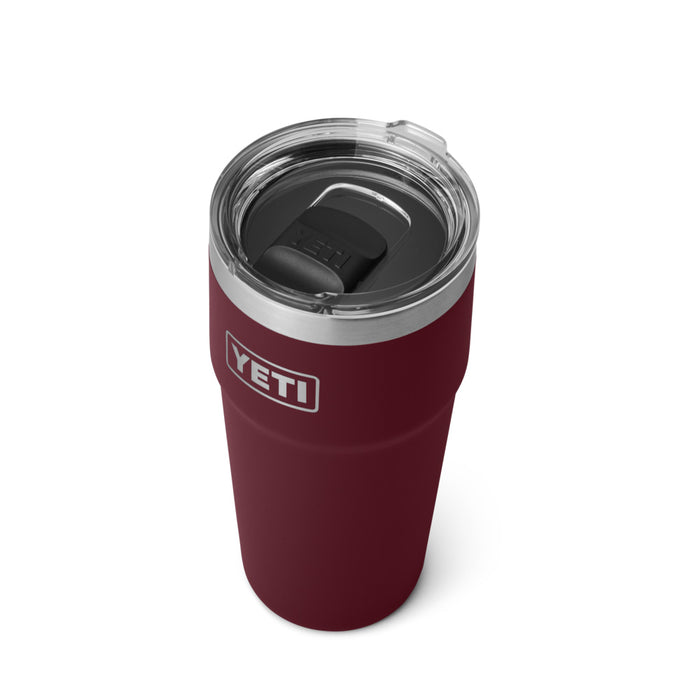 21071504225 TERMO RAMBLER 20oz STACKABLE CUP TAPA MAGNETICA WILD VINE RED MARCA YETI