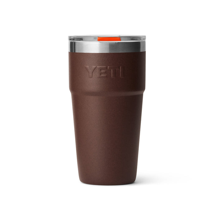 21071504227 TERMO RAMBLER 20oz STACKABLE CUP TAPA MAGNETICA WETLANDS BROWN MARCA YETI