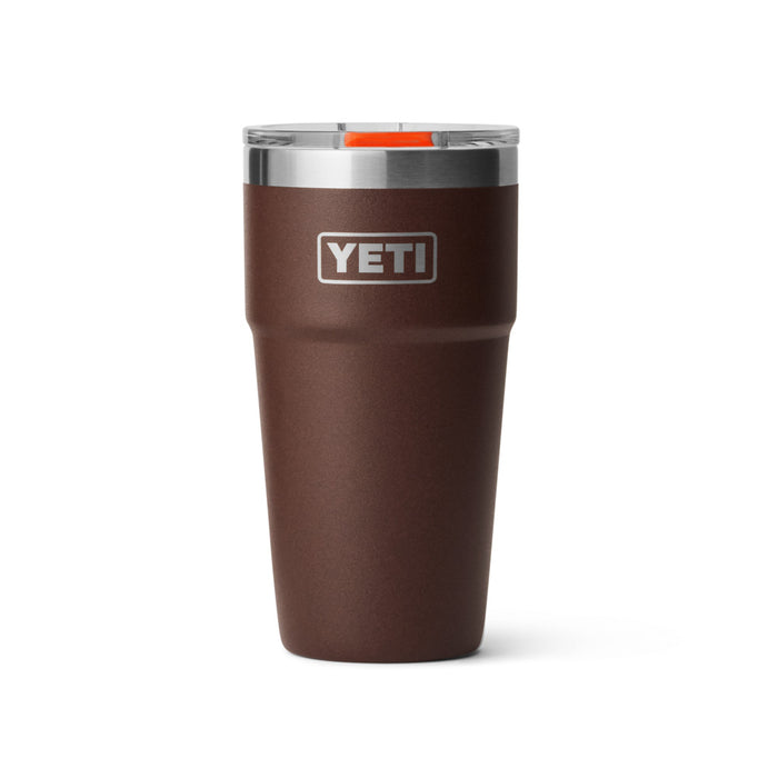 21071504227 TERMO RAMBLER 20oz STACKABLE CUP TAPA MAGNETICA WETLANDS BROWN MARCA YETI