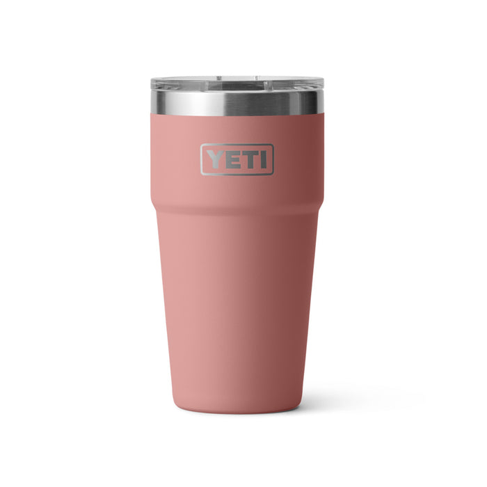 21071504231 TERMO RAMBLER 20oz STACKABLE CUP TAPA MAGNETICA SANDSTONE PINK MARCA YETI