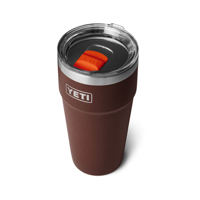 21071504244 TERMO RAMBLER 30oz STACKABLE CUP TAPA MAGNETICA WETLANDS BROWN MARCA YETI