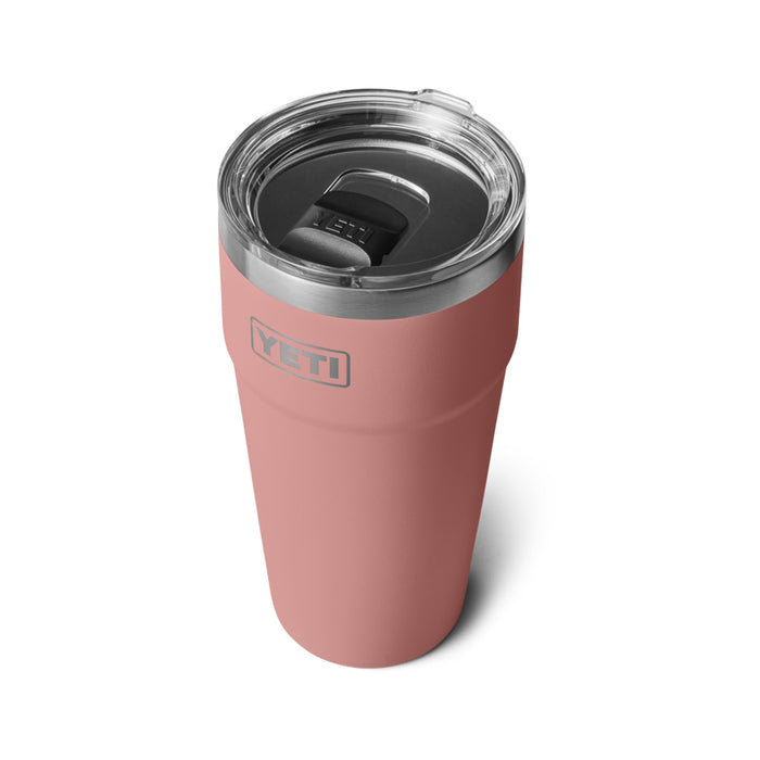 21071504249 TERMO RAMBLER 30oz STACKABLE CUP TAPA MAGNETICA SANDSTONE PINK MARCA YETI