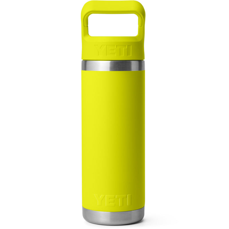21071504709 TERMO RAMBLER 18oz BOTTLE STRAW CAP COLOR MATCHED FIREFLY YELLOW MARCA YETI