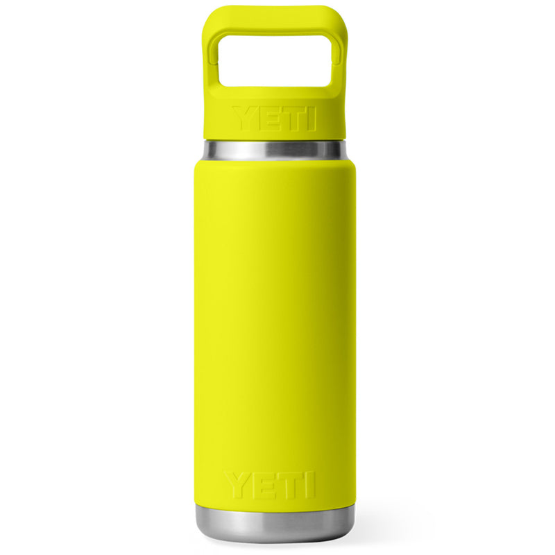 21071504718 TERMO RAMBLER 26oz STRAW BOTTLE COLOR MATCHED FIREFLY YELLOW MARCA YETI