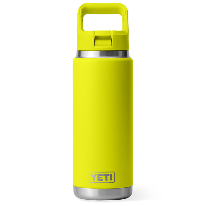 21071504718 TERMO RAMBLER 26oz STRAW BOTTLE COLOR MATCHED FIREFLY YELLOW MARCA YETI