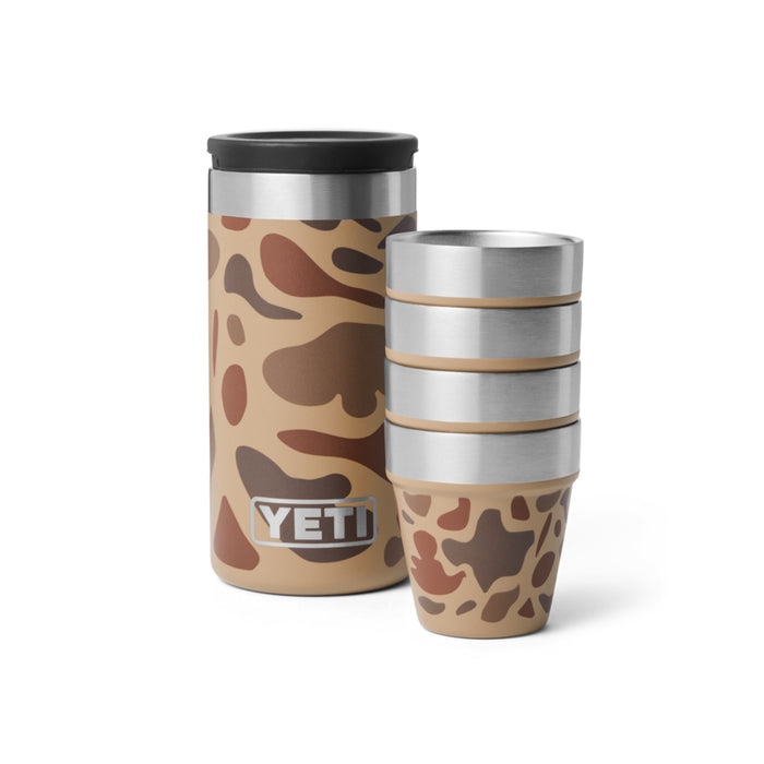 21071504819 VASITOS DE SHOT 4 PIEZAS WETLANDS CAMO MARCA YETI