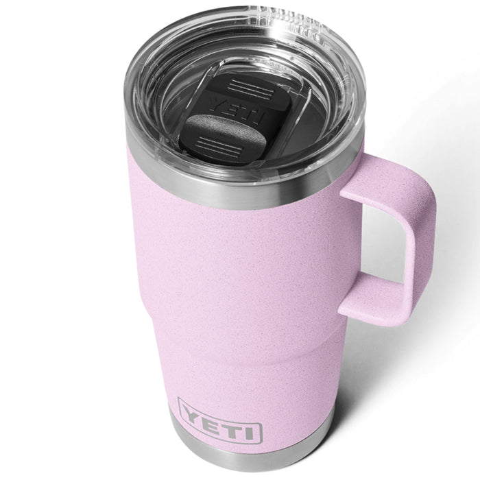 21071504863 TAZA RAMBLER 20oz TRAVEL MUG CON TAPA STRONGHOLD CHERRY BLOSSOM MARCA YETI