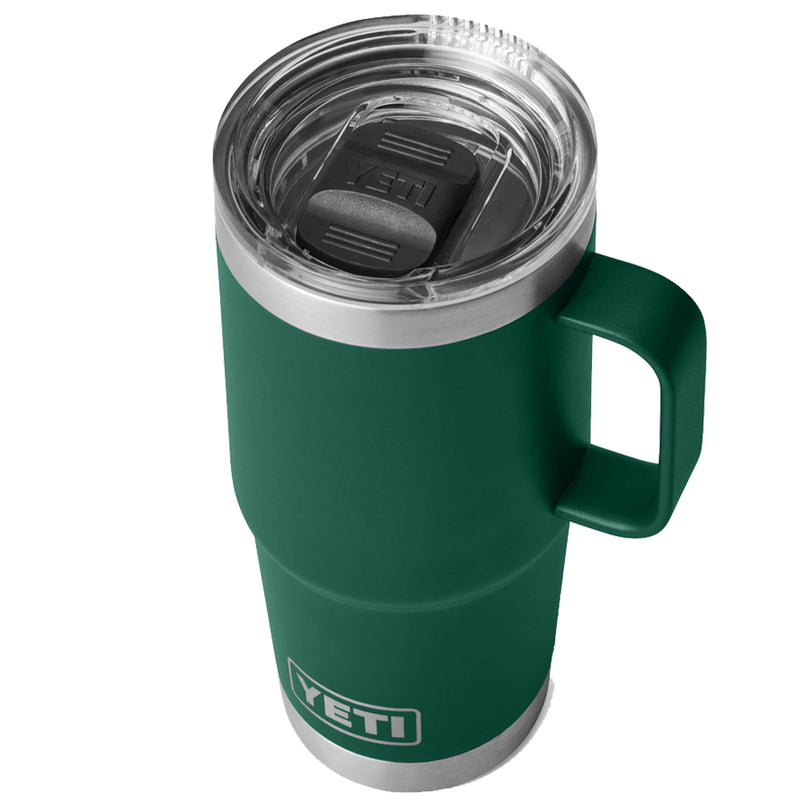 21071504894 TAZA RAMBLER 20oz TRAVEL MUG CON TAPA STRONGHOLD BLACK FOREST GREEN MARCA YETI