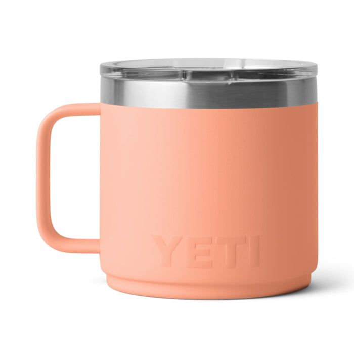 21071505454 TAZA RAMBLER 14oz MUG 2.0 TAPA MAGNETICA PEACH MARCA YETI