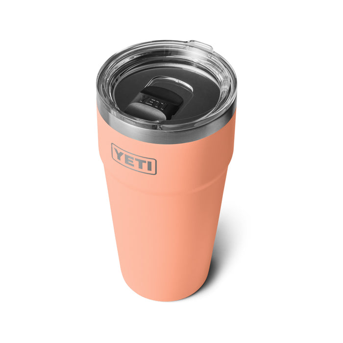 21071505466 TERMO RAMBLER 30oz STACKABLE CUP TAPA MAGNETICA PEACH MARCA YETI