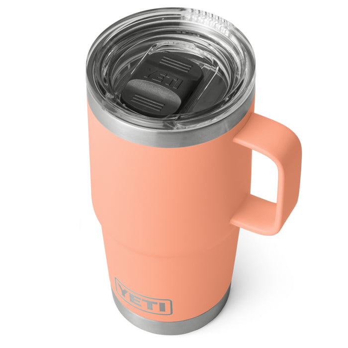 21071505468 TAZA RAMBLER 20oz TRAVEL MUG CON TAPA STRONGHOLD PEACH MARCA YETI