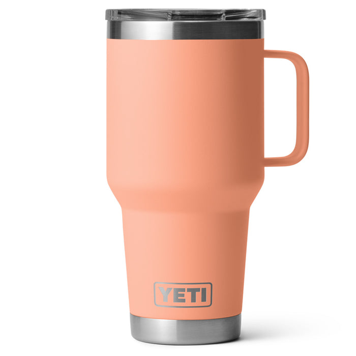 21071505469 TAZA RAMBLER 30oz TRAVEL MUG CON TAPA STRONGHOLD PEACH MARCA YETI