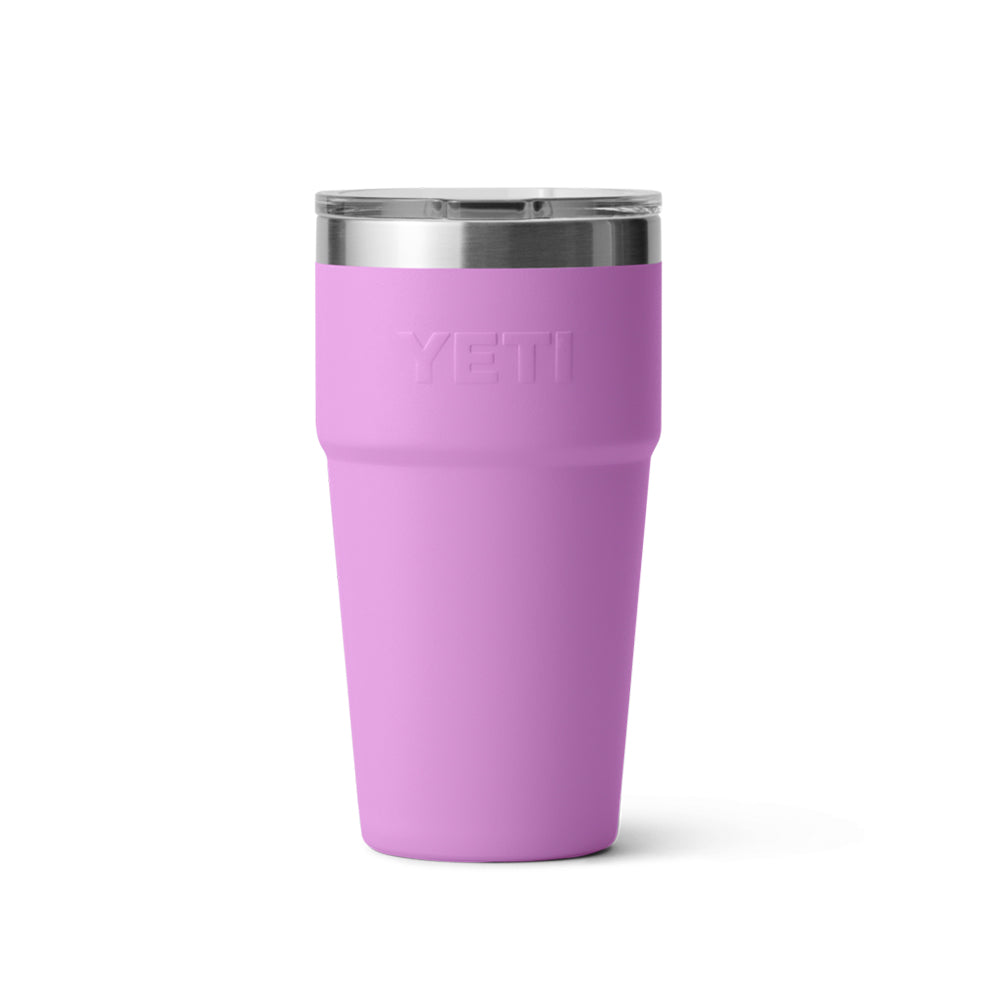 21071505491 TERMO RAMBLER 20oz STACKABLE CUP TAPA MAGNETICA DESERT BLOOM MARCA YETI