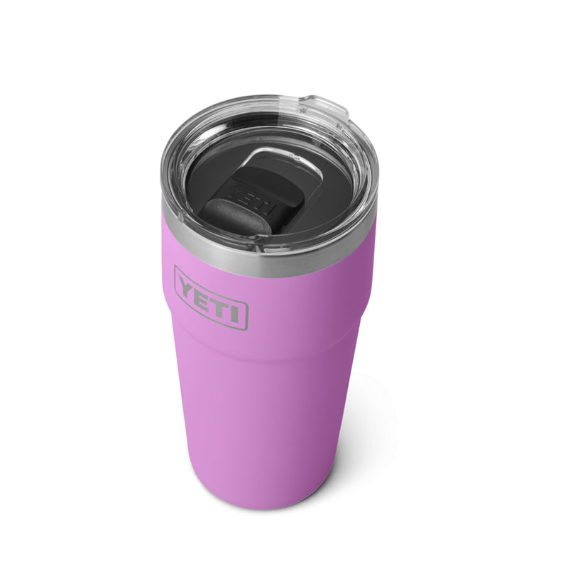 21071505491 TERMO RAMBLER 20oz STACKABLE CUP TAPA MAGNETICA DESERT BLOOM MARCA YETI