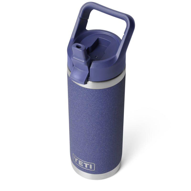 21071505908 TERMO RAMBLER 18oz BOTTLE STRAW CAP COLOR MATCHED MOON DUST MARCA YETI