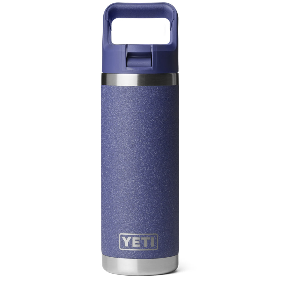 21071505908 TERMO RAMBLER 18oz BOTTLE STRAW CAP COLOR MATCHED MOON DUST MARCA YETI