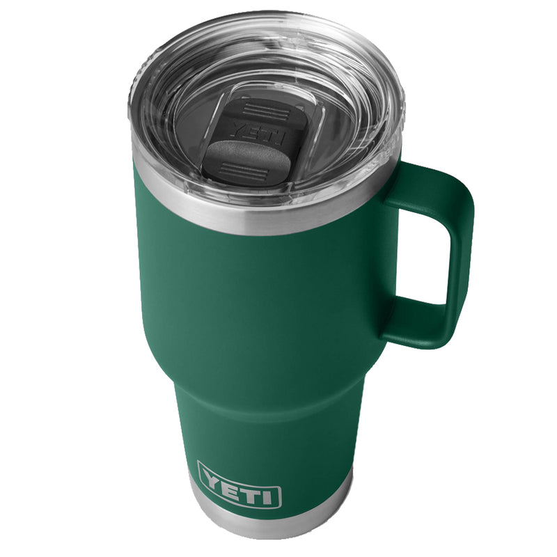 21071505948 TAZA RAMBLER 30oz TRAVEL MUG CON TAPA STRONGHOLD BLACK FOREST GREEN MARCA YETI