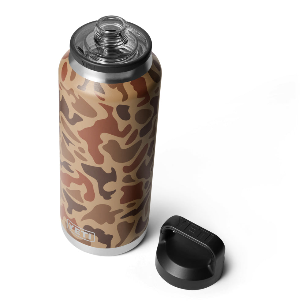 21071505966 TERMO RAMBLER 36oz CHUG CAP WETLANDS CAMO MARCA YETI