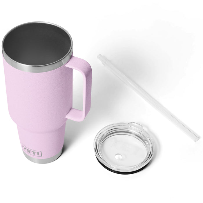 21071505969 TERMO RAMBLER 42oz STRAW MUG CHERRY BLOSSOM MARCA YETI