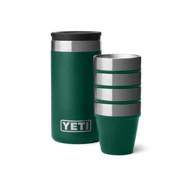 21071505997 VASITOS DE SHOT 4 PIEZAS BLACK FOREST GREEN MARCA YETI