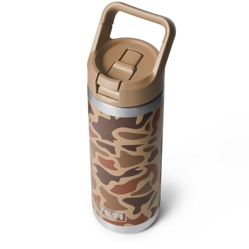 21071506161 TERMO RAMBLER 18oz BOTTLE STRAW CAP COLOR MATCHED WETLANDS CAMO MARCA YETI