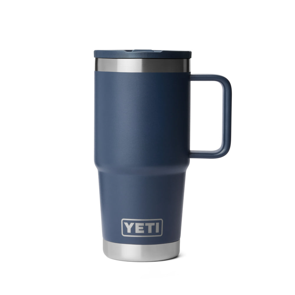 21071506223 TAZA RAMBLER 20oz TRAVEL STRAW MUG CAP COLOR MATCHED MARINO MARCA YETI
