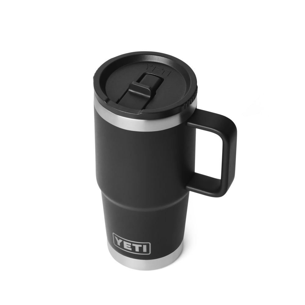 21071506225 TAZA RAMBLER 20oz TRAVEL STRAW MUG CAP COLOR MATCHED NEGRA MARCA YETI