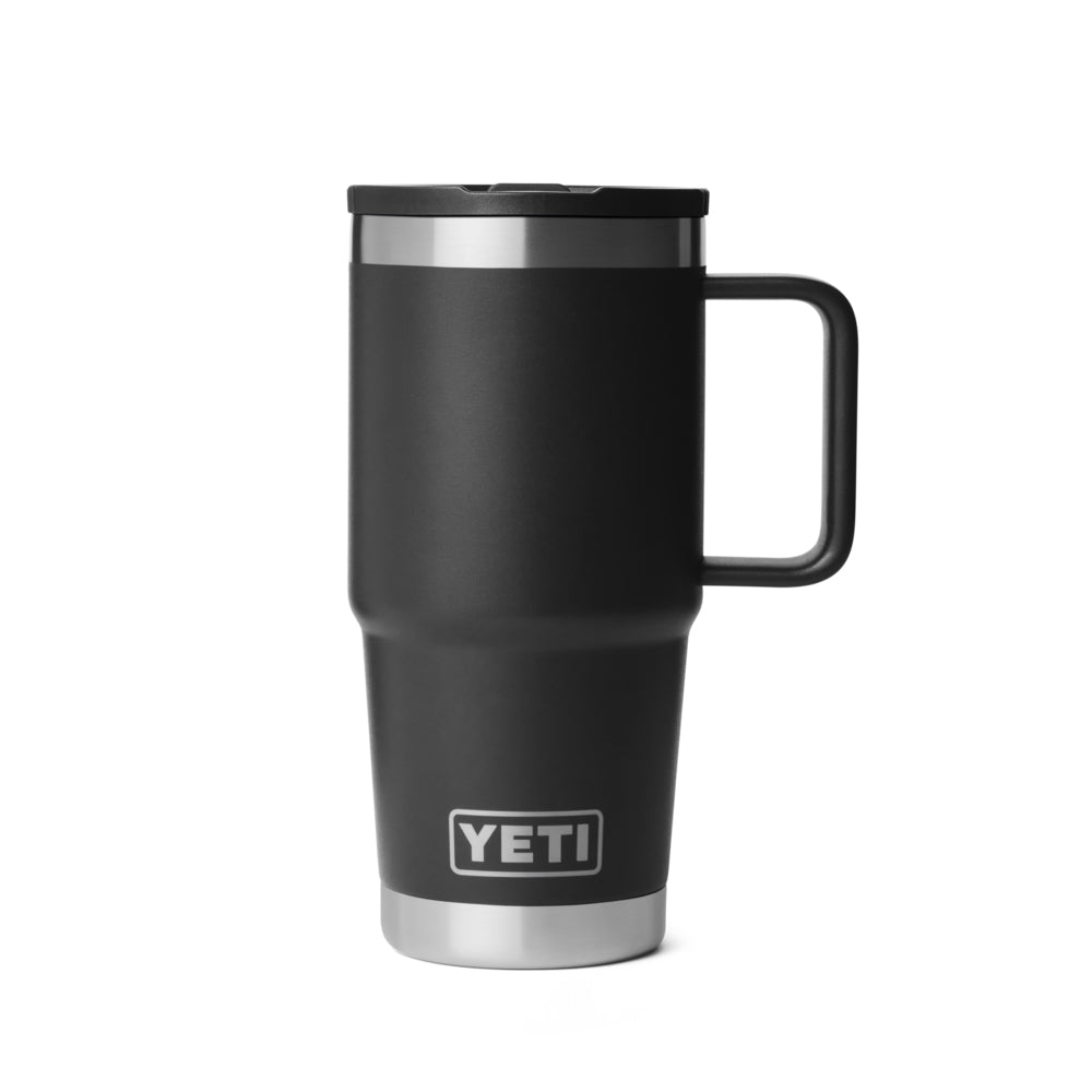 21071506225 TAZA RAMBLER 20oz TRAVEL STRAW MUG CAP COLOR MATCHED NEGRA MARCA YETI