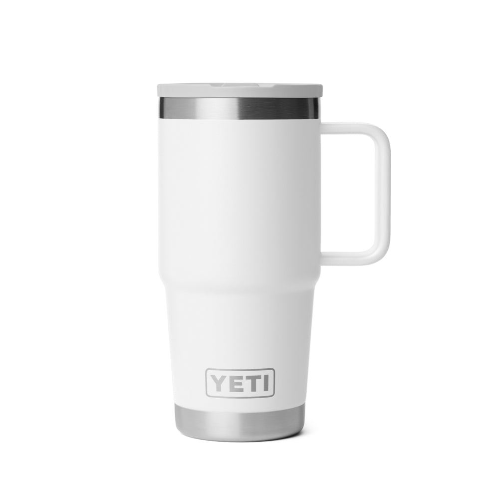 21071506226 TAZA RAMBLER 20oz TRAVEL STRAW MUG CAP COLOR MATCHED BLANCO MARCA YETI