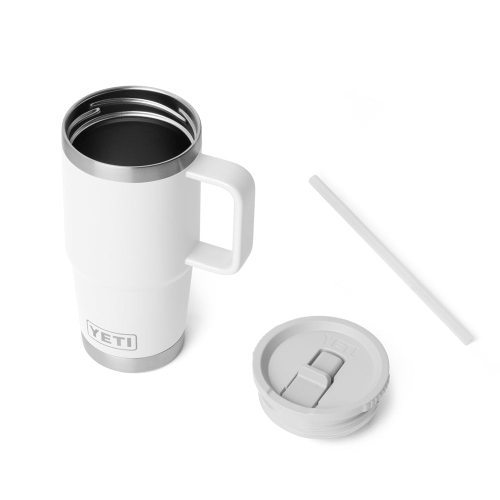 TAZA YETI 20oz TRAVEL STRAW MUG CAP BLANCO 21071506226