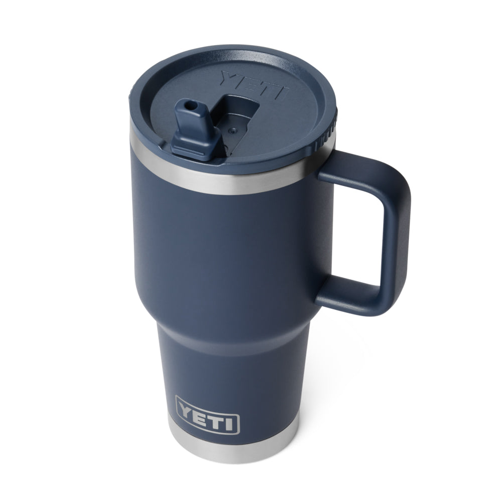 21071506233 TAZA RAMBLER 30oz TRAVEL STRAW MUG CAP COLOR MATCHED MARINO MARCA YETI