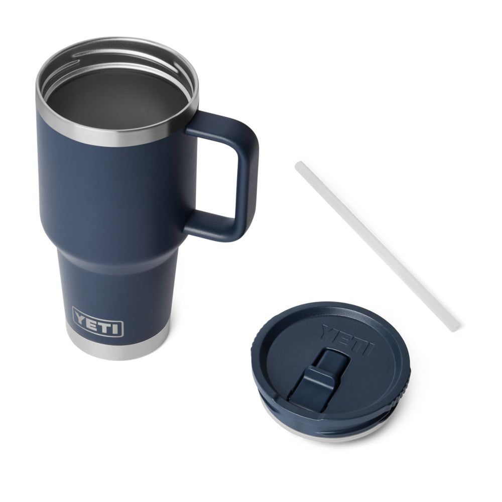 TAZA YETI 30oz TRAVEL STRAW MUG CAP COLOR MARINO 21071506233