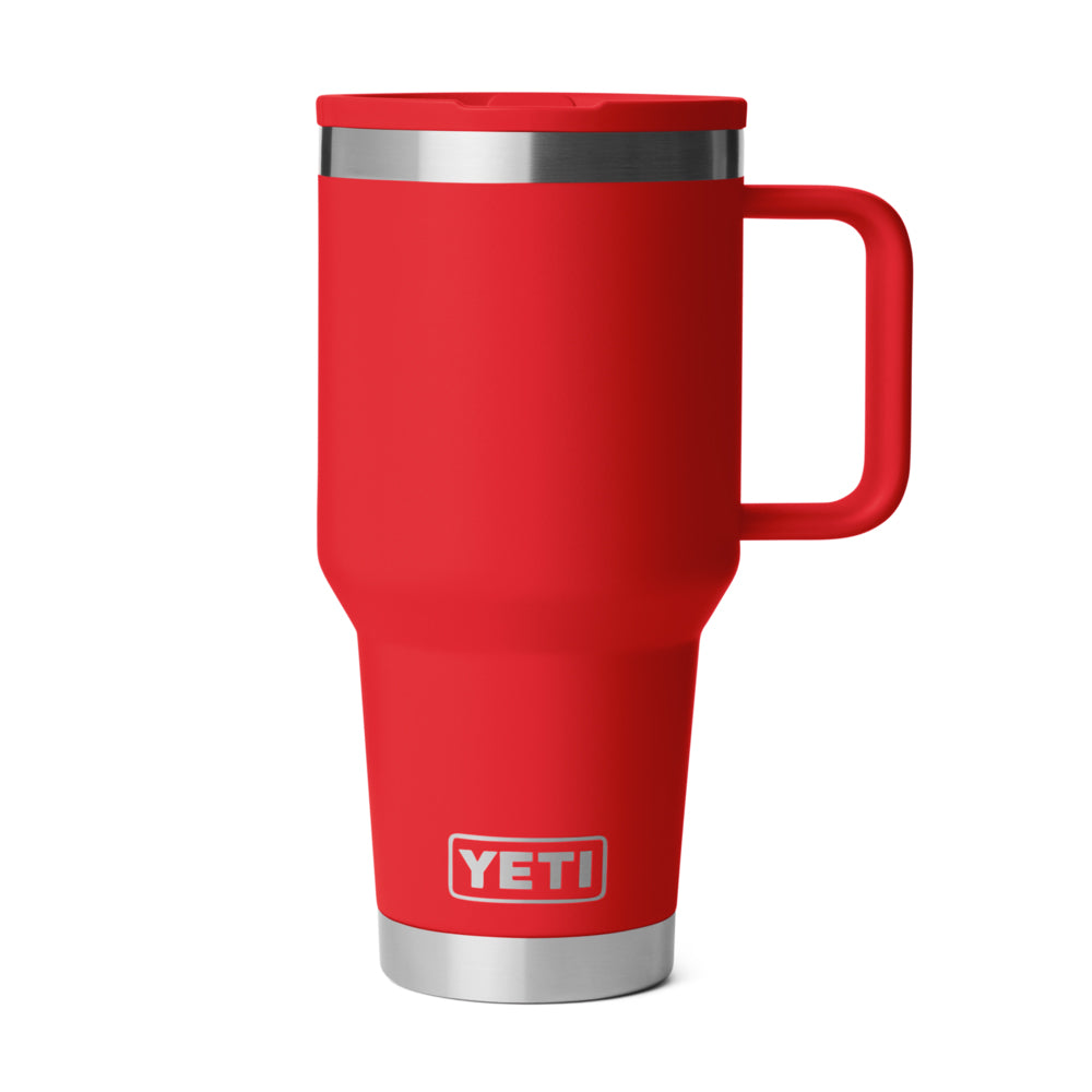 21071506234 TAZA RAMBLER 30oz TRAVEL STRAW MUG CAP COLOR MATCHED RESCUE RED MARCA YETI