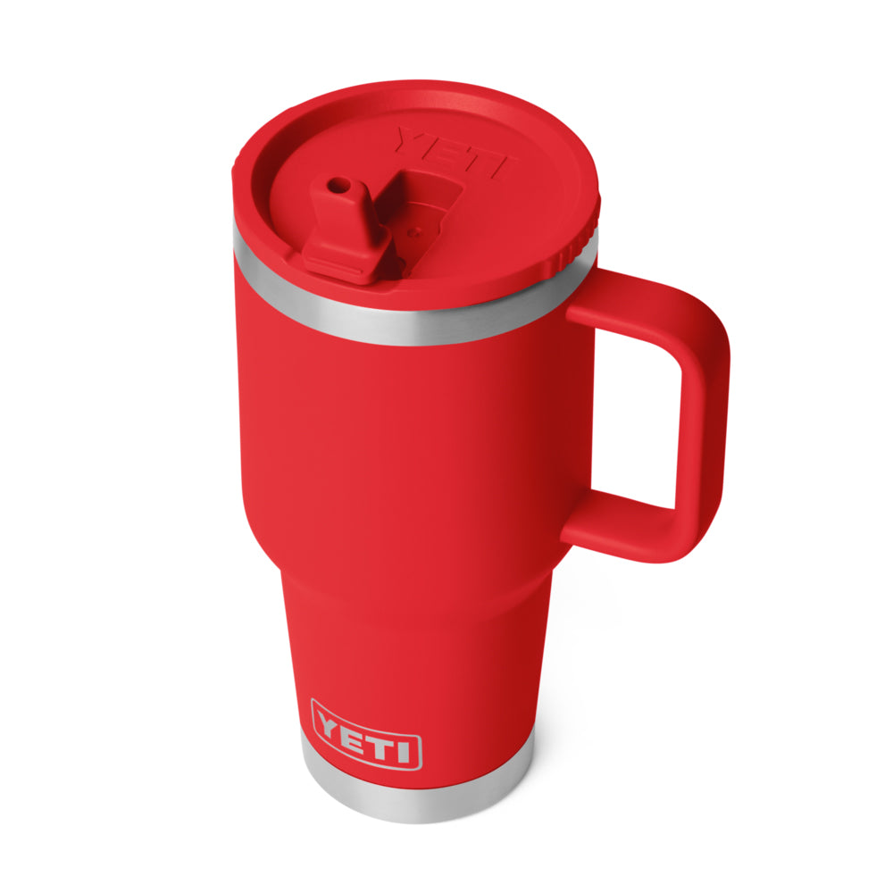 21071506234 TAZA RAMBLER 30oz TRAVEL STRAW MUG CAP COLOR MATCHED RESCUE RED MARCA YETI