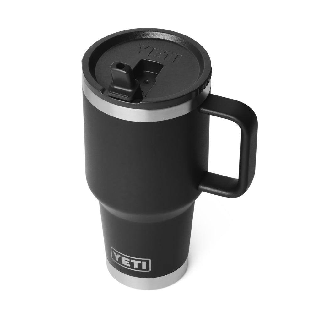 21071506235 TAZA RAMBLER 30oz TRAVEL STRAW MUG CAP COLOR MATCHED NEGRA MARCA YETI