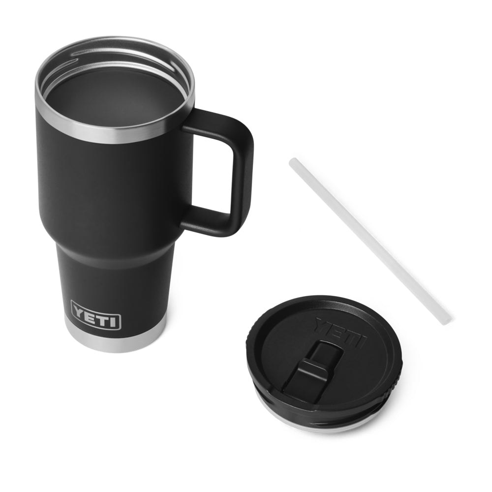 TAZA YETI 30oz TRAVEL STRAW MUG CAP COLOR NEGRA 21071506235