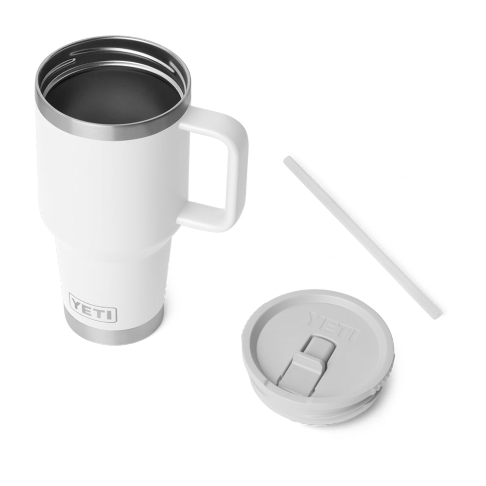 TAZA YETI 30oz TRAVEL STRAW MUG CAP COLOR BLANCO 21071506236