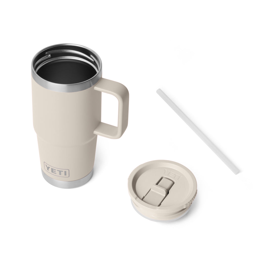 TAZA YETI 20oz TRAVEL STRAW MUG CAP CAPE TAUPE 21071506283