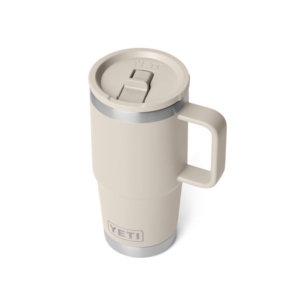 21071506283 TAZA RAMBLER 20oz TRAVEL STRAW MUG CAP COLOR MATCHED CAPE TAUPE MARCA YETI