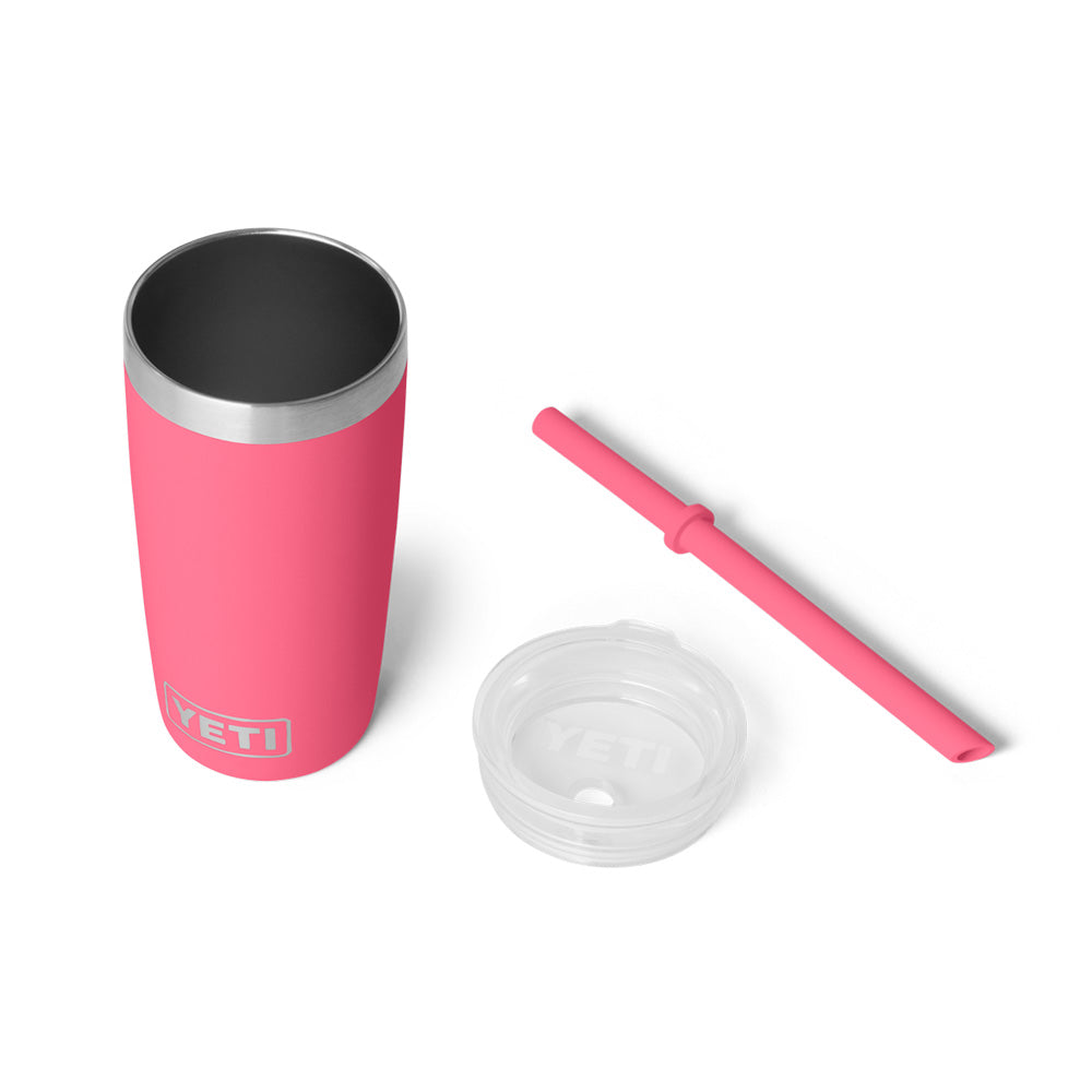 TERMO YETI KIDS 10oz CON TAPA SILICON STRAW TROPICAL PINK 21071506961