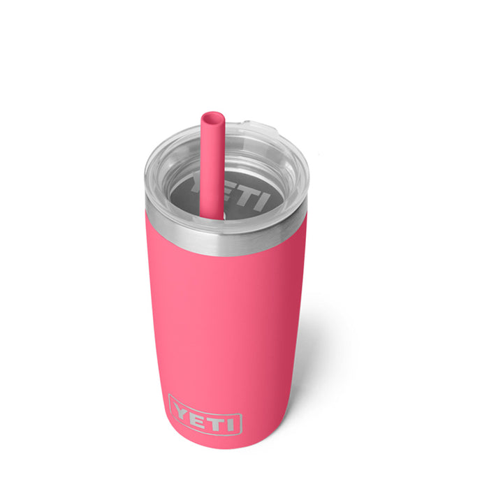 21071506961 TERMO RAMBLER JR 10oz STRAW LID TROPICAL PINK MARCA YETI