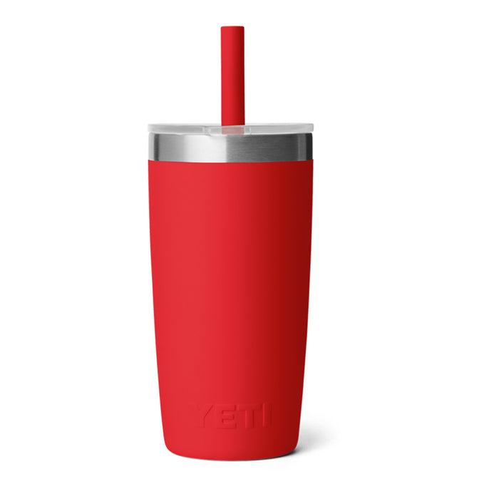 21071506962 TERMO RAMBLER JR 10oz STRAW LID RESCUE RED MARCA YETI