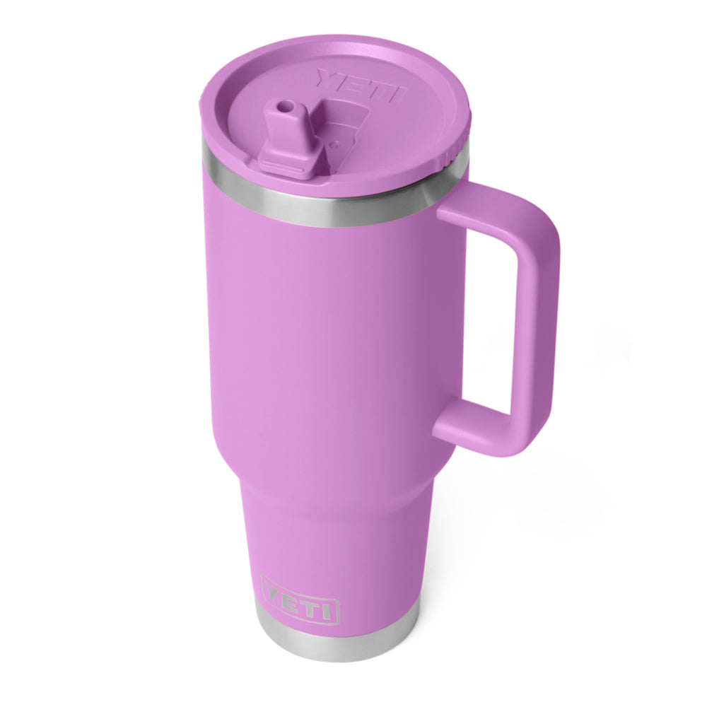 21071507015 TAZA RAMBLER 40oz TRAVEL STRAW MUG CAP COLOR MATCHED DESERT BLOOM MARCA YETI