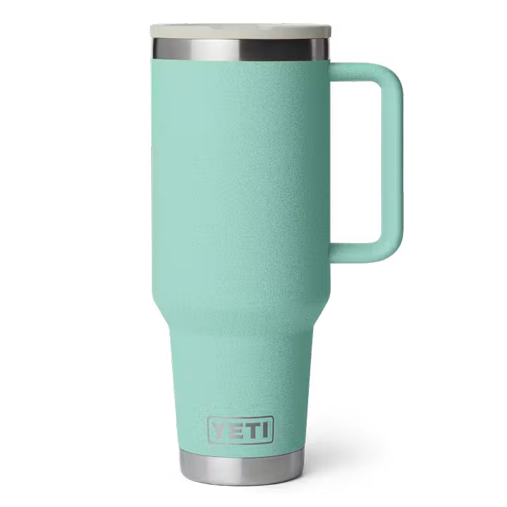 21071507016 TAZA RAMBLER 40oz TRAVEL STRAW MUG CAP COLOR MATCHED SEA STONE MARCA YETI