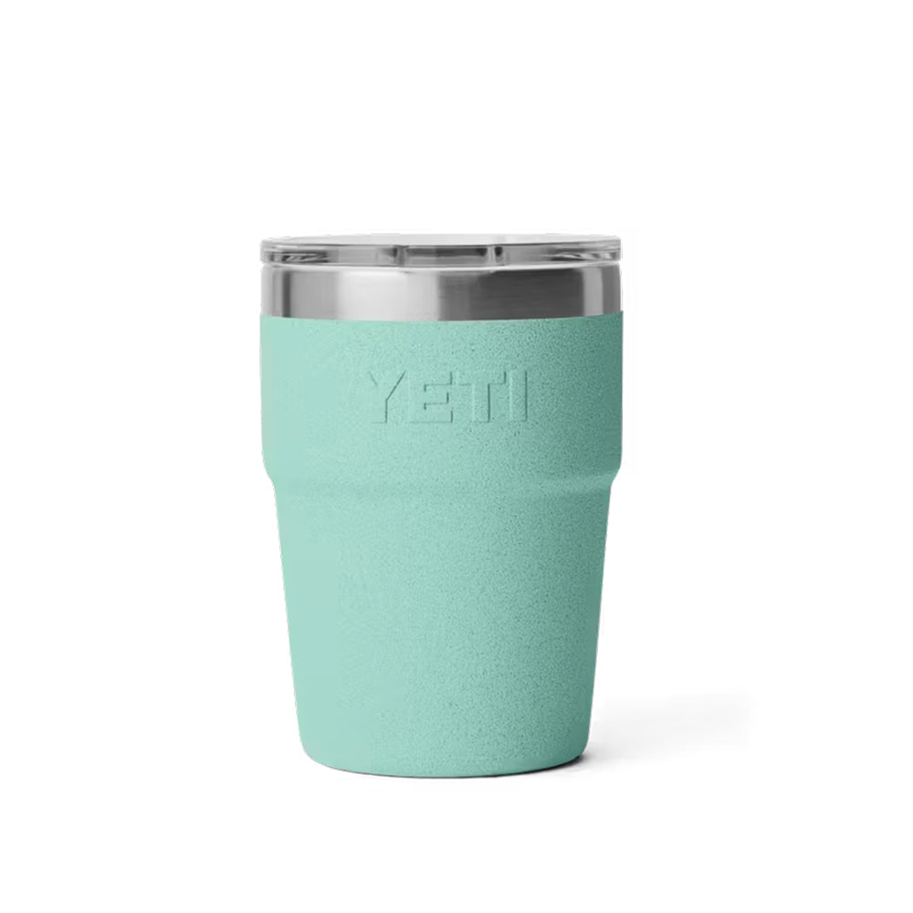 21071507197 TERMO RAMBLER 16oz STACKABLE CUP TAPA MAGNETICA SEA STONE MARCA YETI