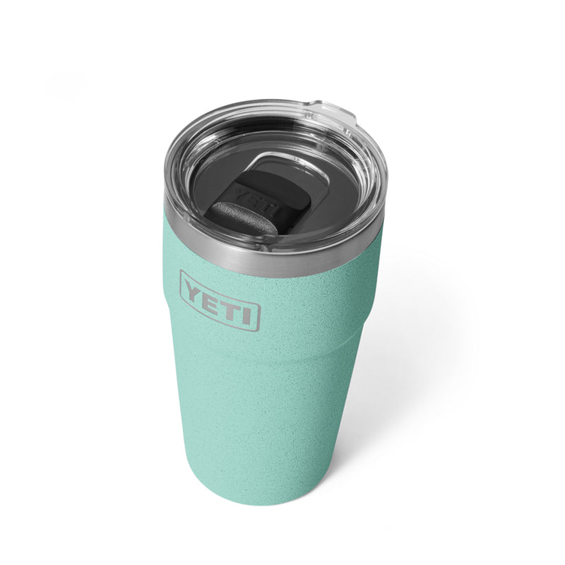 21071507199 TERMO RAMBLER 20oz STACKABLE CUP TAPA MAGNETICA SEA STONE MARCA YETI