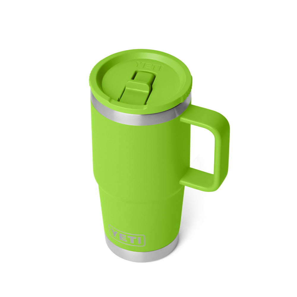 21071507204 TAZA RAMBLER 20oz TRAVEL STRAW MUG CAP COLOR MATCHED VENOM MARCA YETI
